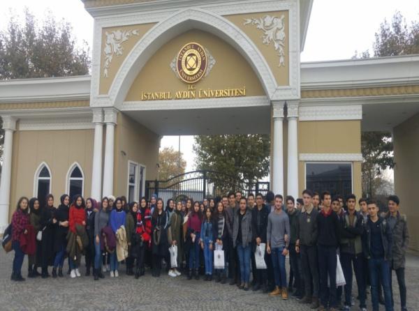 İstanbul Aydın Üniversitesine Gezi Düzenledik